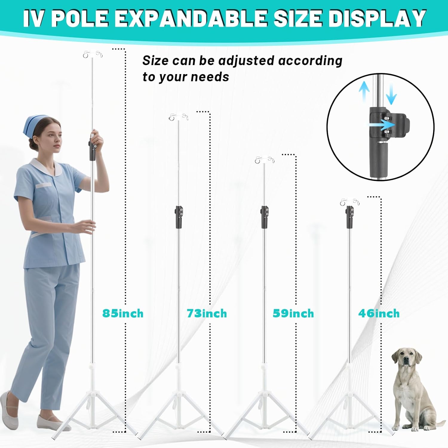 Atril Portátil Para Suero - Image 2