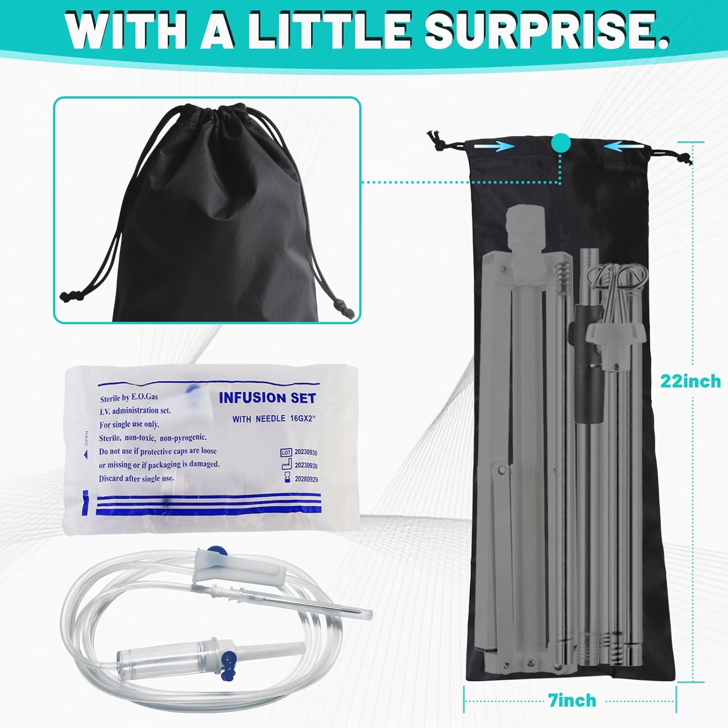 Atril Portátil Para Suero - Image 3